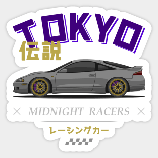 Tuner Silver Eclipse 2GA JDM Sticker